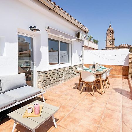 Homey Apt- Atico Con Vistas A La Catedral Málaga Eksteriør bilde